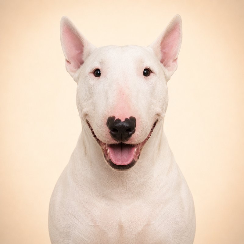 Bull Terrier dog portrait