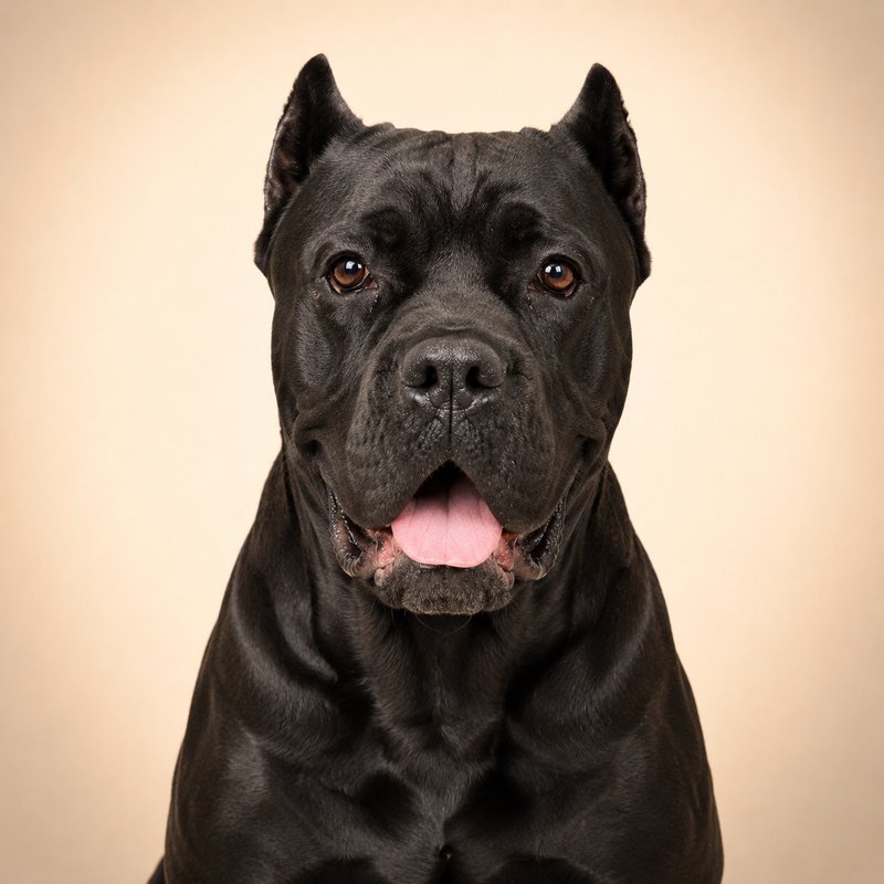 Cane Corso dog portrait