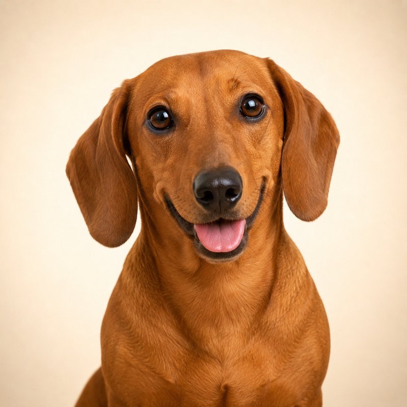 Dachshund dog portrait
