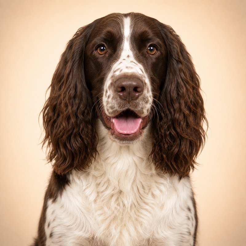 English Springer Spaniel dog portrait