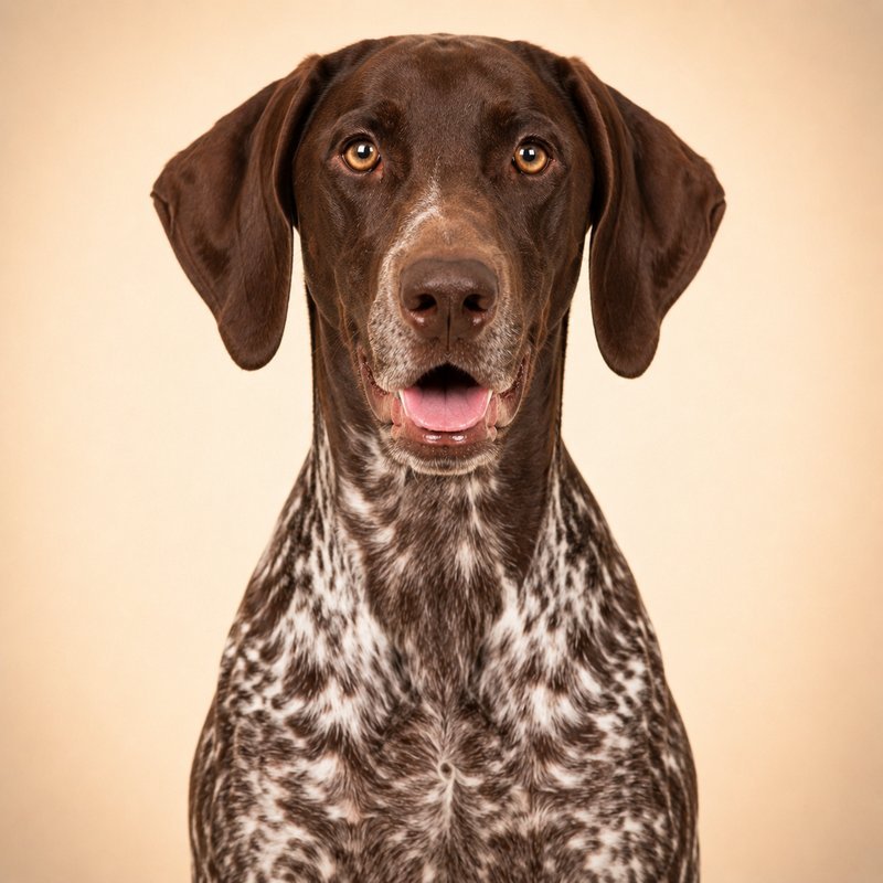 German Shorthaired Pointer dog portrait