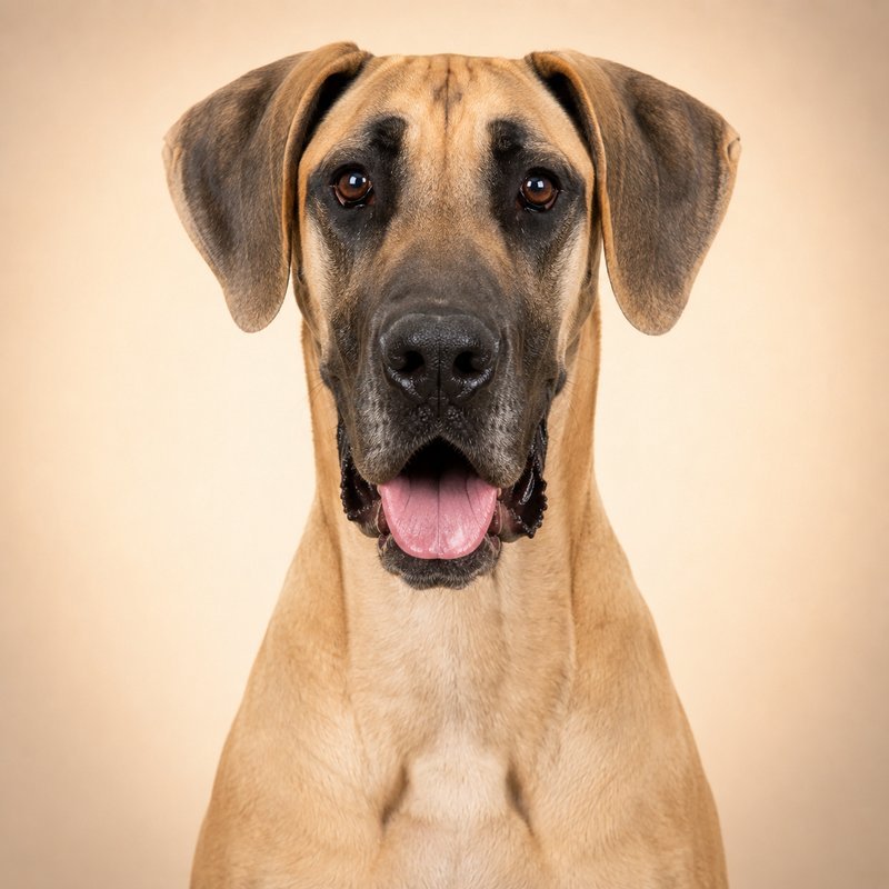Great Dane dog portrait