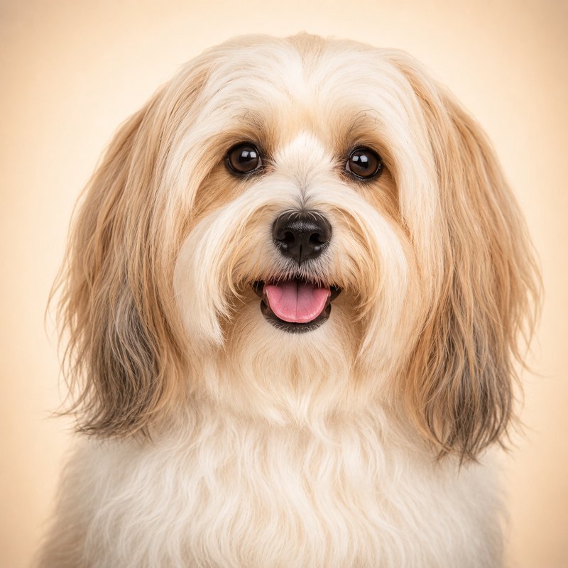 Havanese dog portrait