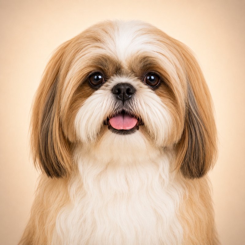 Shih Tzu dog portrait
