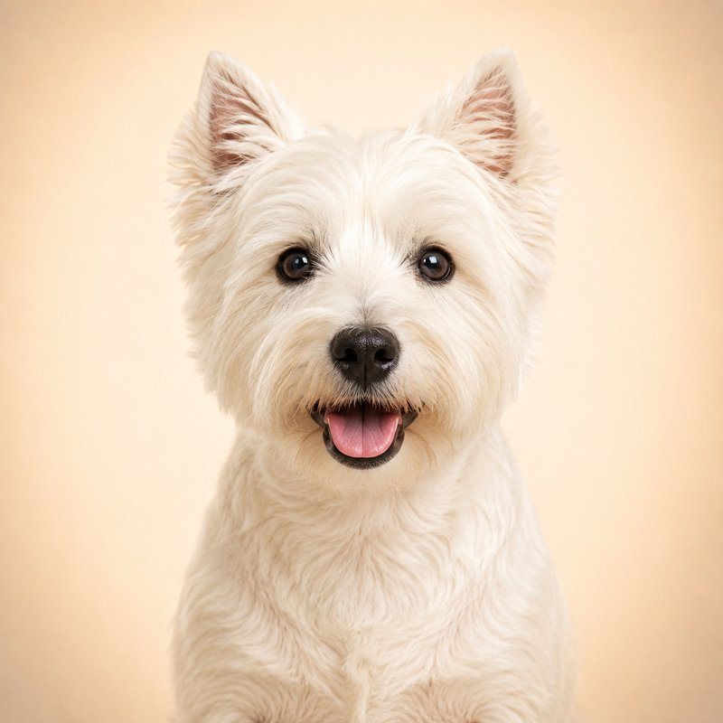 West Highland White Terrier dog portrait
