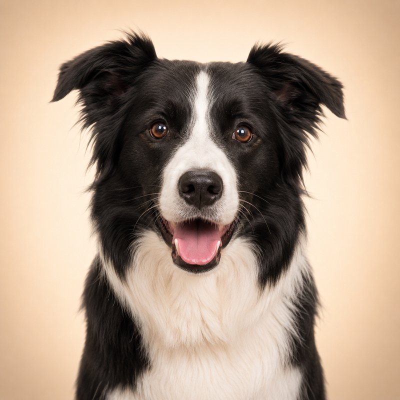 Border Collie dog portrait