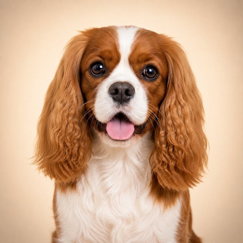 Cavalier King Charles Spaniel dog portrait