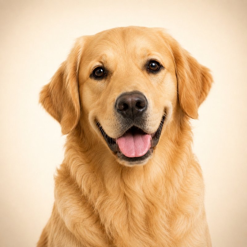 Golden Retriever dog portrait