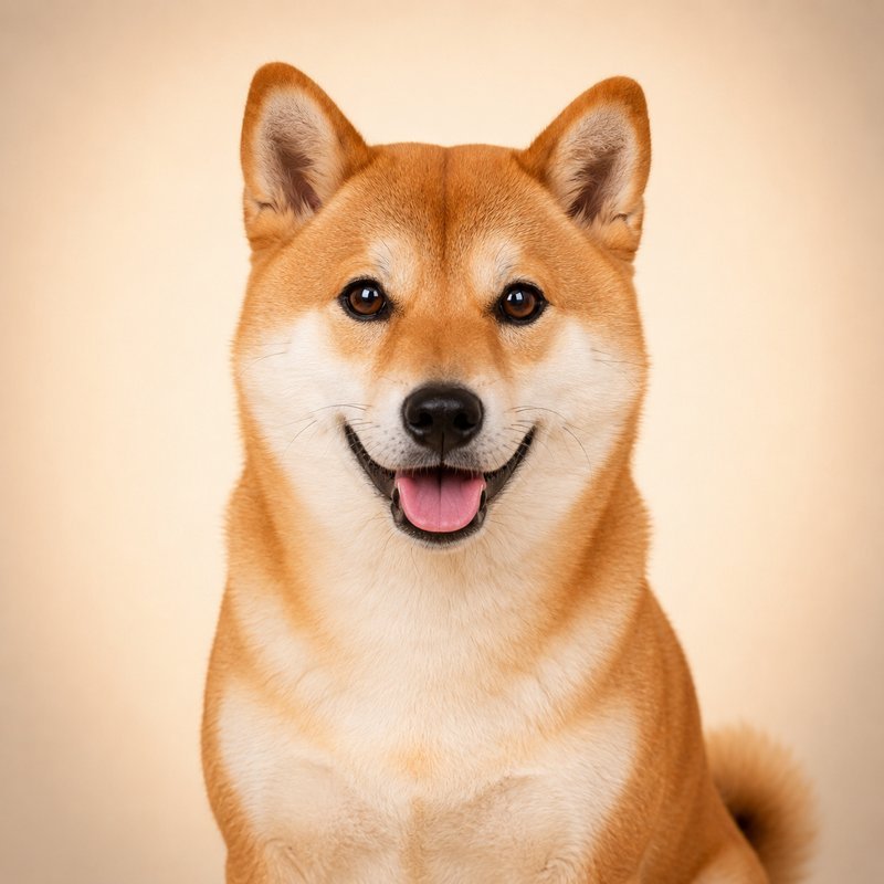 Shiba Inu dog portrait